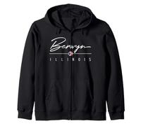 Berwyn Illinois (IL) Zip Hoodie