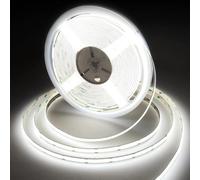 BERXIDEEP 480 LEDs/m COB LED Strip 20m, 9W/M, 6000K LED Strip, DC24V, 8mm, CRI 92+, Cool White LED Tape for Living Room Decoration (No Power Supply)