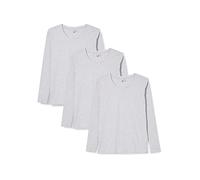 Berydale Women's BD159 Long-Sleeved Shirt, Grey, S (Pack of 3)