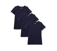 Berydale Women's BD157 T-Shirt, Dark Blue, L (Pack of 3)