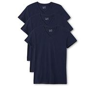 Berydale Women's BD158 T-Shirt, Navy Blue, L (Pack of 3)