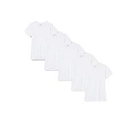 Berydale Women's BD158 T-Shirt, White, M (Pack of 5)