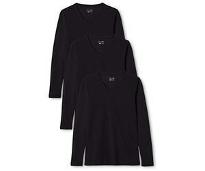 Berydale Womens Bd160 Long-sleeved Shirt, Black, S UK