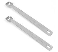 BERYLER 2PCS 1/16 Teaspoon(1/16tsp, 0.3ml) Single Tiny Measuring Spoon, Small Individual Stainless Steel Measure Spoons Only