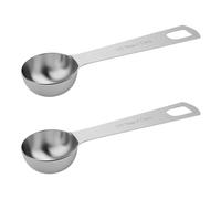 BERYLER 2PCS 1/2tbsp (1.5tsp, 7.5ml, 1/4oz) Single Measuring Spoon, Stainless Steel Individual Teaspoons Only