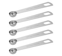 BERYLER 5PCS 1/8tsp (0.63ml) Single Measuring Spoon, Stainless Steel Individual Teaspoons Only