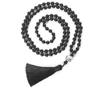 BERYOHZ Long Bohemian Hand Knotted Stone Beaded Tassel Necklace for Women Statement Jewelry Gift , Gemstone, No Gemstone