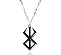 Berzerk Guts Sword Necklace Keychain - Berserker Dragon Slayer & Sacrifice Mark - Gift for Women Men and Fans, One Size, Alloy Steel, No Gemstone
