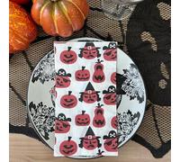 Besalily Halloween Decorative Paper Napkins Printed Napkin Paper for Halloween Holiday Table Tissue Dining Serviettes Decoupage Napkins (XR6203)