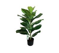 BESAMENATURE 30" Little Artificial Fiddle Leaf Fig Tree/Faux Ficus Lyrata for Home Office Decoration