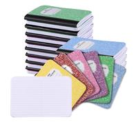 BESARME 24 Pcs Mini Composition Notebook Bulk, Small Pocket Notebook Marble Journal for School Homework Office Back to School Gifts 4.5 x 3.25''