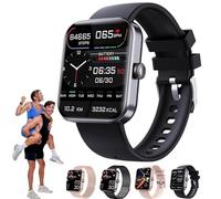BesBet l d Pr r Wat h F r W m n, ear Ra e leep h r m Tra kpr 2.0 50 Sports Modes Activity -XTSB19,Schwarz