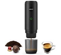 BESCOST 3-in-1 Portable Coffee Maker, 20-Bar Portable Espresso Maker with Heating & 7800mAh Battery, Works with NS Pods, DG Pods & Ground Coffee for Outdoor, Car & Office