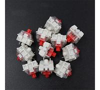 BesDirect 100pcs Switch Keyboard For Mechanical Gaming, Ergonomic Design Gaming Race Keyboard Switch, Replacement Key Switches for CIY Sockets SMD 3pin Thin pins Compatible with MX switch (Red)