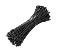 Beshine Black Cable Ties, 200mm x 2.5mm, Pack of 200, 8" Tie Wraps - Self Locking Small Nylon Zip Ties for Home Office Garage and Workshop