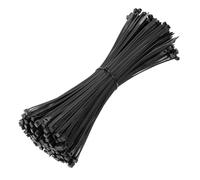 Beshine Black Cable Ties, 300mm x 3.6mm, Pack of 150, 12" Tie Wraps - Self Locking, Strong Nylon Zip Ties for Home Office Garage and Workshop