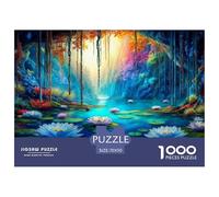 Beside The Lotus Pond 1000 Pieces Jigsaws for Adults Impossible Birthday Gifts for Women And Man Challenge High Difficulty 70x50cm/1000pcs