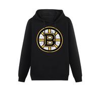 Besiege Boston Bruin Hoodies Pullover Hoody Black Sweatershirt L