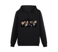Besiege G-Unit East Coast Rappers 50 Cent Lloyd Banks Hoodies Pullover Hoody Black Sweatershirt XXL