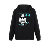 Besiege Lewis Hamilton 44 Hoodies Pullover Hoody Black Sweatershirt L