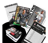 Besiktas Istanbul Original Licensed 48 Player Cards Trading Cards with Original Signatures Football Cards Season 2019/20 Fan Item Set with Gift Box BJK