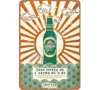 Besim Tsingtao Beer Classic Vintage Metal Tin Signs for Cafe Pub Kitchen Street Home Retro Wall Decoration