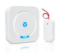 Besimlive Wireless Doorbell Extender with Receiver for Existing Wired Doorbell, Convert Doorbell Chime Wired nto Wireless Door Chime - 656FT Range 58 Chimes 5 Volume for Home Classroon Upstairs