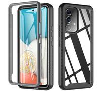 BESINPO for Samsung Galaxy A53 Case, A53 5G Case, with Built-in Screen Protector Shockproof 360° Full Body Protective Silicone Bumper Slim Rugged Cover Anti-Scratch Phone Case Black