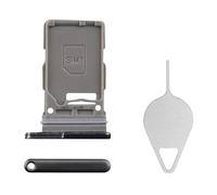 BESJMYT for Samsung Galaxy S21 Ultra 5G Sim Card Tray Replacement (Single SIM Version) Phantom Titanium Card Tray Slot Holder Bracket Adapter with Needle Ejector for S21 Ultra 5G SM-G998U SM-G998U1