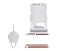 BESJMYT Sim Card Tray Replacement for Samsung Galaxy S21 Plus 5G (Single SIM Version) Phantom Violet Card Tray Slot Holder Bracket Adapter with Needle Ejector for S21+ Plus 5G SM-G996U SM-G996U1
