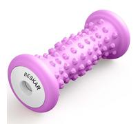 BESKAR Foot Massager for Plantar Fasciitis Relief, Deep Tissue Muscle Massager Roller for Foot Arch Pain, Heel Spur Pain, Stress Relief, Neuropathy, Reflexology Tool (Purple)