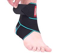 Beskey Ankle Support Brace Adjustable Breathable Elastic Nylon Material 1 Size