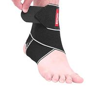 BESKEY Ankle Support Brace Adjustable Breathable Elastic Nylon Material Fit for Most Size Use for Sports