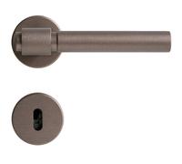 Beslag Design - Helix 200 Plain Euro standard Door Handle, Dark Bronze - Dark Bronze