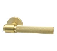Beslag Design - Helix Door Handle 200, Brushed Brass - Brushed Brass