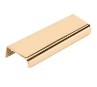 Beslag Design - Lip 120 Handle Polished Uncoated Brass - Brass