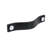 Beslag Design - Loop Handle L, Black/Polished Chrome - Black