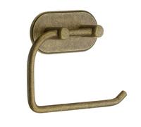 BESLAGSBODEN Antique Brass Finish Toilet Roll Holder Self Adhesive Bathroom Wall Mounted