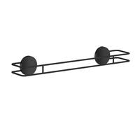 BESLAGSBODEN Black Stainless Steel 50cm Towel Rail Self Adhesive Bathroom Wall Mounted