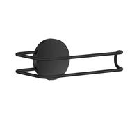 BESLAGSBODEN Black Stainless Steel Toilet Roll Holder Self Adhesive Bathroom Wall Mounted