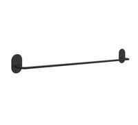 Beslagsboden Black Stainless Steel Towel Rail 62.5Cm/24.6" Self Adhesive Wall Mounted Bathroom Towel Holder