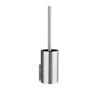 BESLAGSBODEN Brushed Stainless Steel Toilet Brush and Holder Self Adhesive Bathroom Wall Mounted