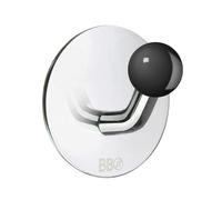 BESLAGSBODEN Chrome Stainless Steel Single Towel Hook (48 x 48mm) Self Adhesive Bathroom Wall Mounted