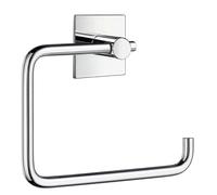 BESLAGSBODEN Chromed Stainless Steel Toilet Roll Holder Self Adhesive Bathroom Wall Mounted