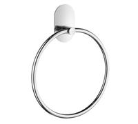 BESLAGSBODEN Chromed Stainless Steel (W)16.8cm Bathroom Towel Ring Self Adhesive Wall Mounted