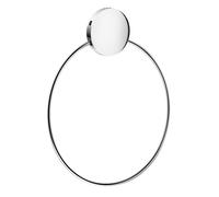 BESLAGSBODEN Chromed Stainless Steel (W)17.2cm Bathroom Towel Ring Self Adhesive Wall Mounted