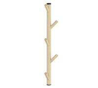 Beslagsboden - Coat Rack, 5 Hooks. Beech/matt Black. Vertical.