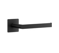 Beslagsboden - Cube Toilet Roll Holder. Matt Black. Self-Adhesive.