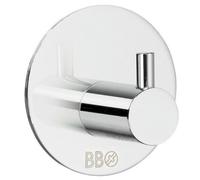 Beslagsboden - Design Single Hook In Polished Stainless Steel Self-Adhesive