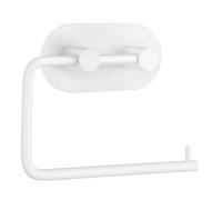 Beslagsboden - Design Toilet Roll Holder In Matt White Stainless Steel Self-Adhesive